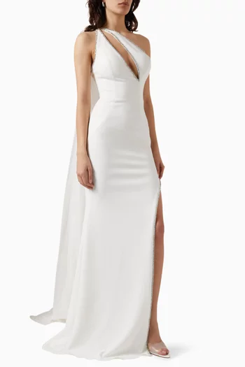 One-shoulder Gown