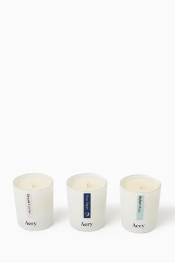 Sleep Happy Gift Set of 3 Candles, 80g