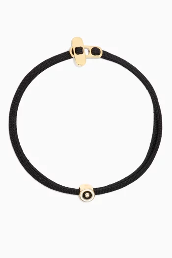 Opus Sapphire Metric Rope Bracelet in 14kt Gold Vermeil
