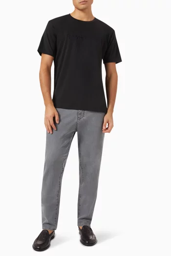 Signature Embroidered T-shirt in Cotton
