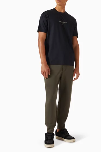 Track Pants in Cotton Blend