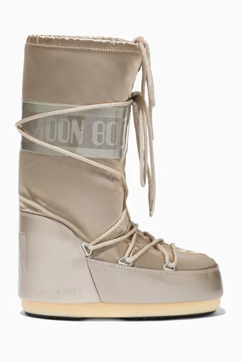 Icon Glance Snow Boots in Satin