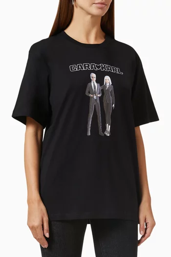 x Cara Delevingne Avatar T-shirt in Jersey