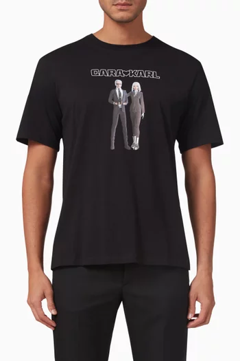 x Cara Delevingne Avatar T-shirt in Organic Cotton Jersey
