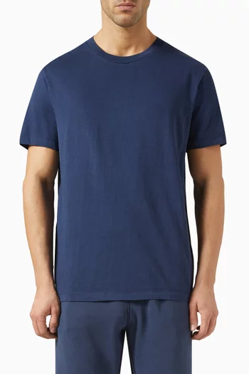 Garment Dyed T-shirt in Cotton Jersey