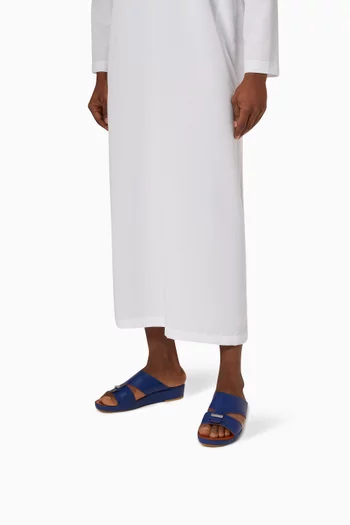 حذاء مفتوح فرماجليو ماركا جلد