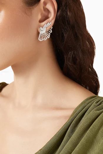 Fanfare Diamond & Mother of Pearl in 18kt White Gold