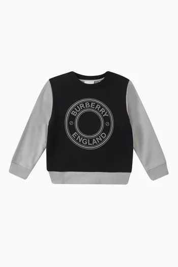Roundel Logo Sweatshirt in Cotton