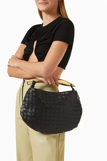 Sardine Top-handle Bag in Intrecciato Nappa