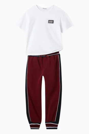 Logo Badge T-shirt in Cotton