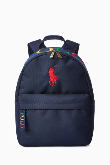 Logo Backpack in Polyester