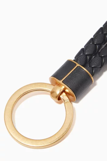 سلسلة مفاتيح جلد نابا مجدول