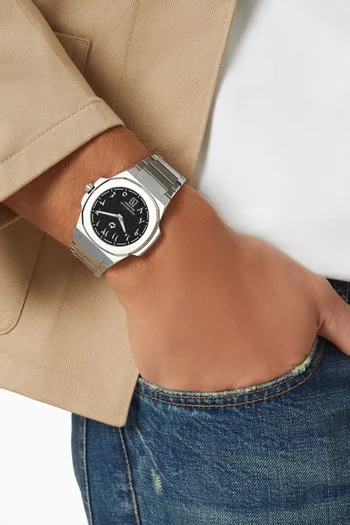 MT Ronda Stainless Steel Watch, 40.5mm