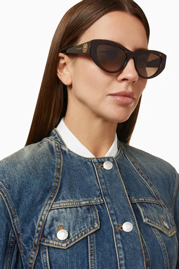 نظارة شمسية بتصميم عين القطة أسيتات