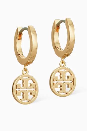 Miller Hoop Earrings in 18kt Gold-plated Brass