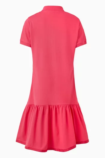 Logo Detail Tennis Dress in Cotton