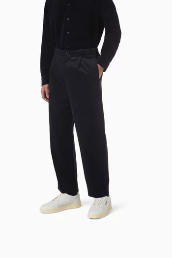 سنيكرز ميدالست أسفل الكاحل جلد وشمواه