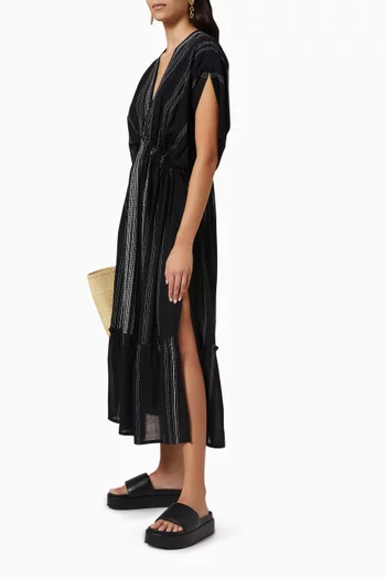 Lelti Midi Dress in Cotton