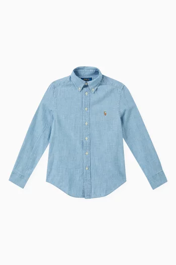Logo Shirt in Cotton