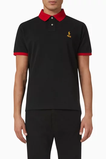 Custom Slim-fit Polo Shirt in Cotton