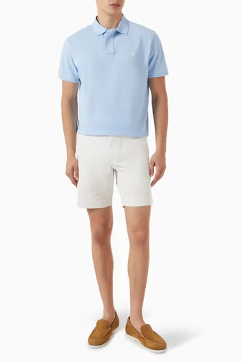 Polo Pony Chino Shorts in Stretch Cotton Twill