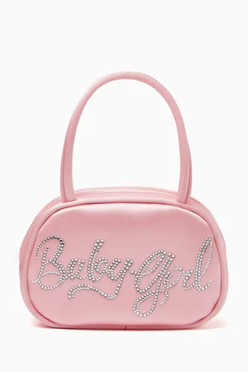 Super Amini Baby Girl Top-handle Bag in Satin