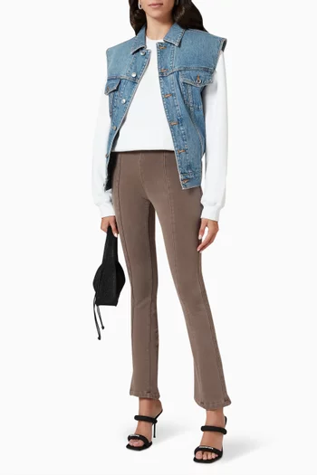 Logo Printed Sweatshirt in Terry Crew