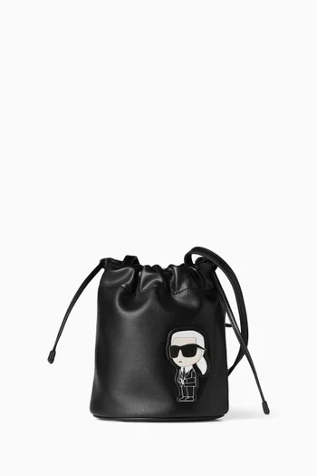 K/Ikonik 2.0 Bucket Bag in Leather