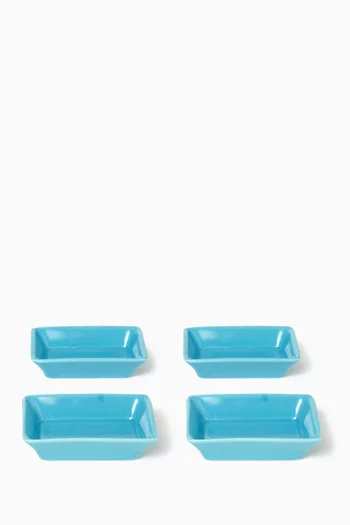 Cannes Mini Trays in Porcelain, Set of 4