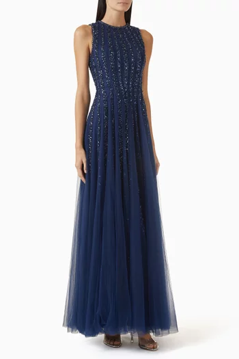 Sequin-embellished Gown