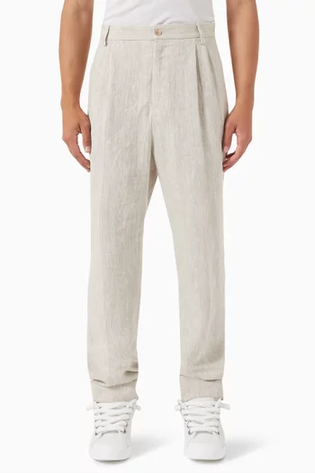 Re-Edition Straight Pants in Linen