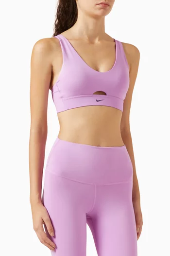 Buy Nike Women's Indy Yoga Essentials Sports Bra Pink in Kuwait -SSS