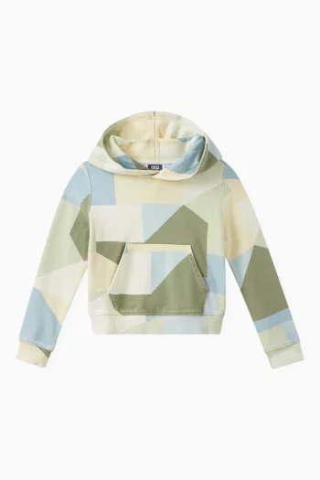 Williams All-over Print Hoodie in Cotton