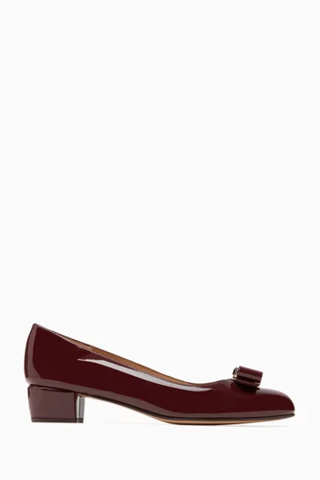 Vara Ballet Pumps in Patent Leather