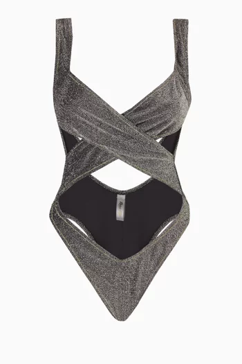 Exotica One-piece Swimsuit in Stretch-lurex