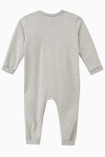 Picaflor Bird Detail Romper in Cotton Blend