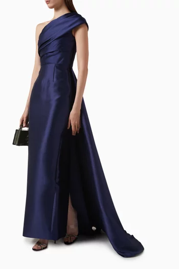 Alba One-shoulder Gown