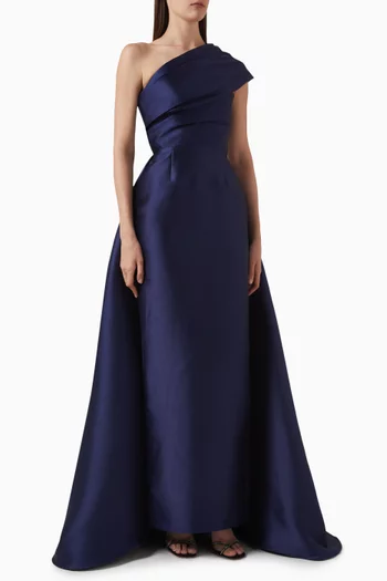 Alba One-shoulder Gown