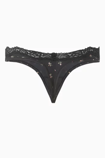 Fits Everybody Lace Dipped Thong