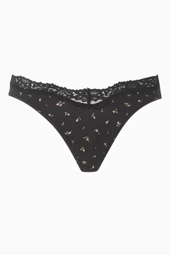 Fits Everybody Lace Dipped Thong