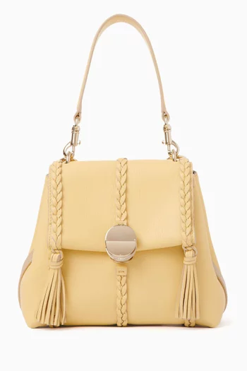 Small Penelope Soft Shoulder Bag in Grained Calfskin