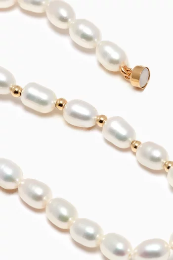 Kiku Baroque Pearl Bracelet in 18kt Gold
