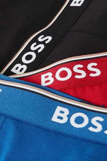 طقم بوكسر باور قطن مطاطي 3 قطع