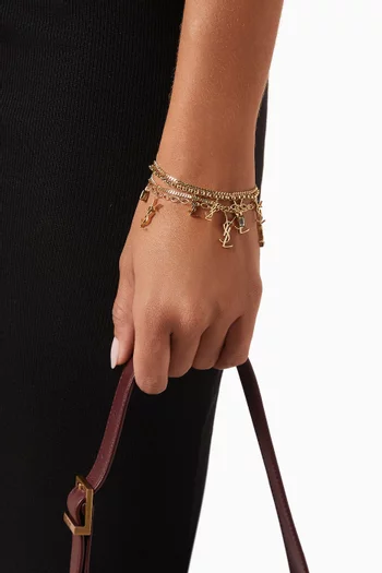 Multi Cassandre Bracelet in Metal & Rhinestone