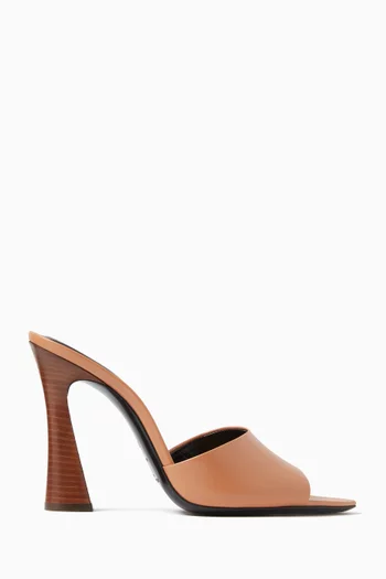 Suite 105 Open-toe Mules in Leather