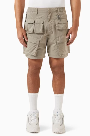 Dupont Cargo Pocket Shorts in Wrinkle Nylon