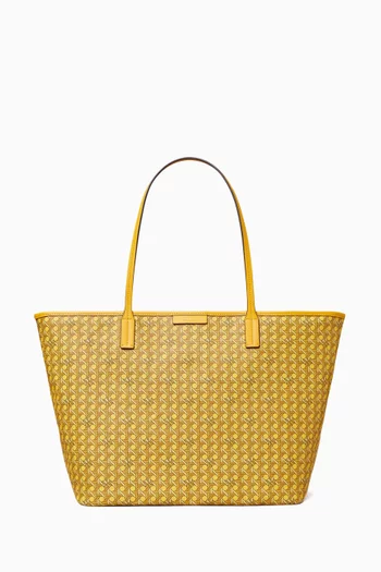 Ever-ready Zip Tote Bag in Coated-canvas