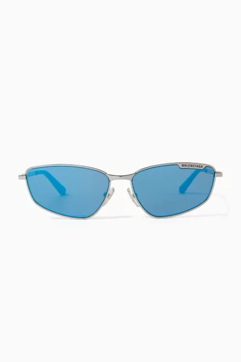 Everyday D-Frame Sunglasses in Metal