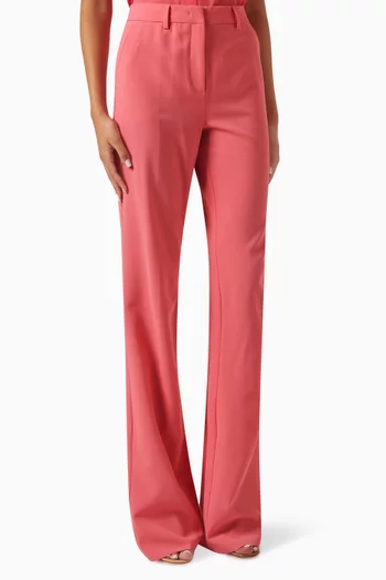 Straight-fit Pants in Stretch-canvas