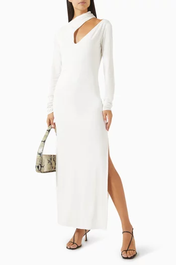 فستان بامبينا طويل مزيج فيسكوز